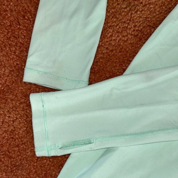 Like New Lululemon Healthy Heart Pullover Fresh Teal Rulu Long Sleeve Top 8 M - Picture 5 of 9